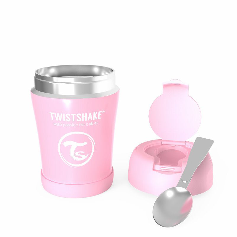 Twistshake® Termo posodica za hrano 350ml Pink Twistshake