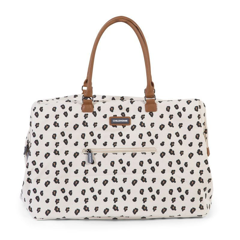 Childhome® Previjalna torba Mommy Bag Big Canvas Leopard Childhome