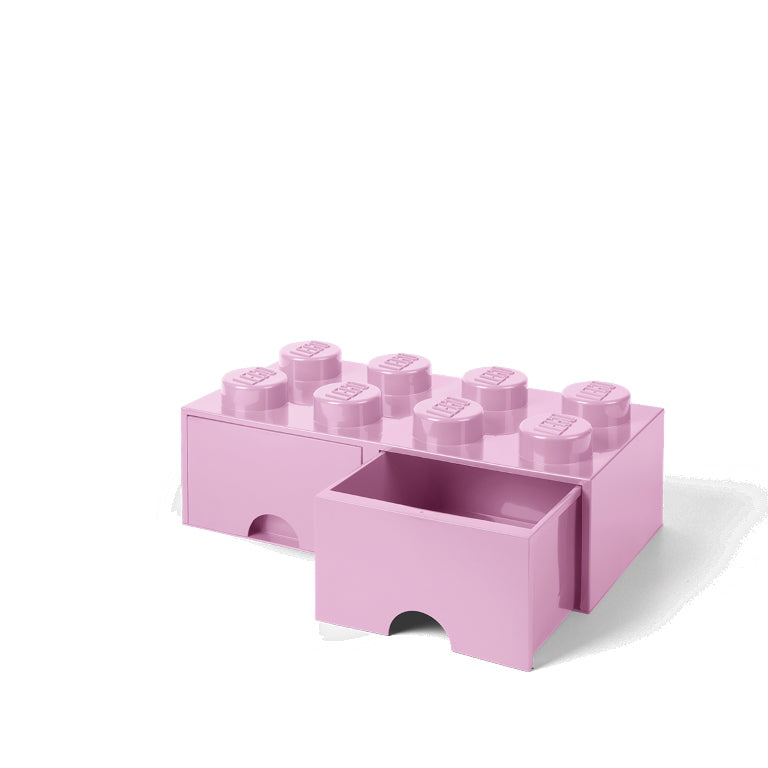 Lego® Škatla za shranjevanje s predali 8 Light Purple Lego