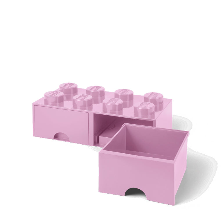 Lego® Škatla za shranjevanje s predali 8 Light Purple Lego
