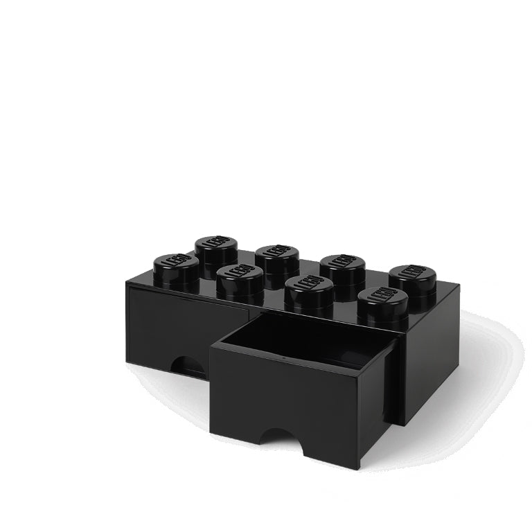 Lego® Škatla za shranjevanje s predali 8 Black Lego