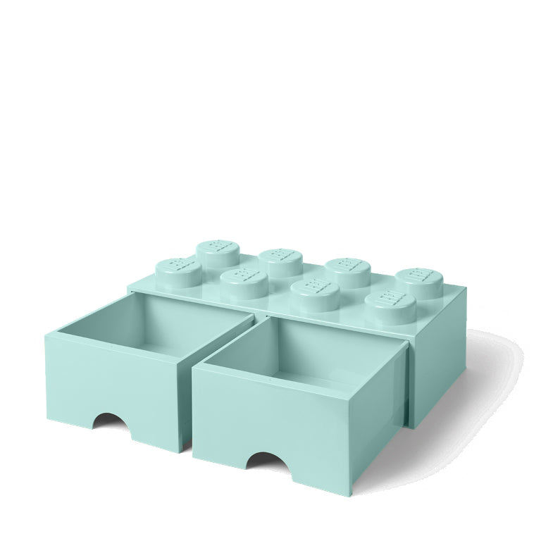 Lego® Škatla za shranjevanje s predali 8 Aqua Lego