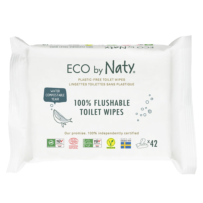 Eco by Naty® Osvežilni robčki Flushable 42 kosov Eco by Naty