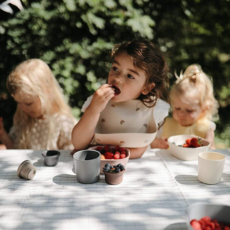 Mushie® Set dveh kozarčkov Vanilla Mushie