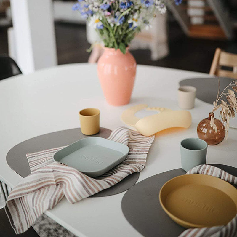 Mushie® Set dveh kozarčkov Vanilla Mushie