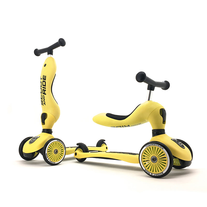 Scoot & Ride® Otroški poganjalec in skiro Highwaykick 1 Lemon Scoot & Ride