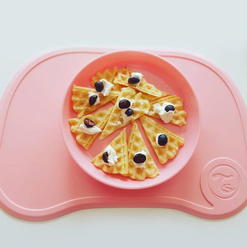 Twistshake® Podloga s krožničkom Click Mini Pastel Pink Twistshake