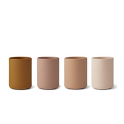 Liewood® Set 4 silikonskih kozarčkov Ethan Cat Rose Multi Mix Liewood