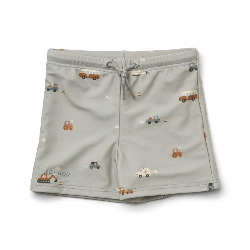 Liewood® Otroške kopalke Otto Vehicles/Dove Blue Mix Liewood