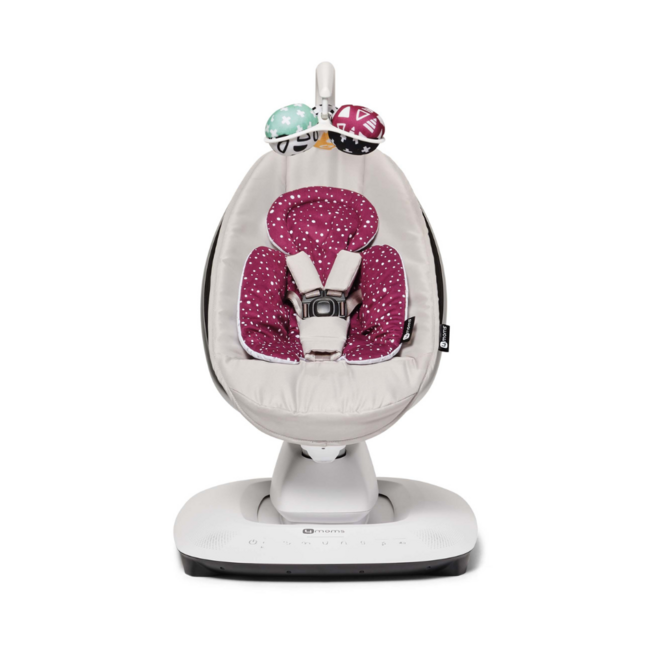 4Moms® Vstavek za novorojenčke Mamaroo 5.0 Plush Maroon 4moms