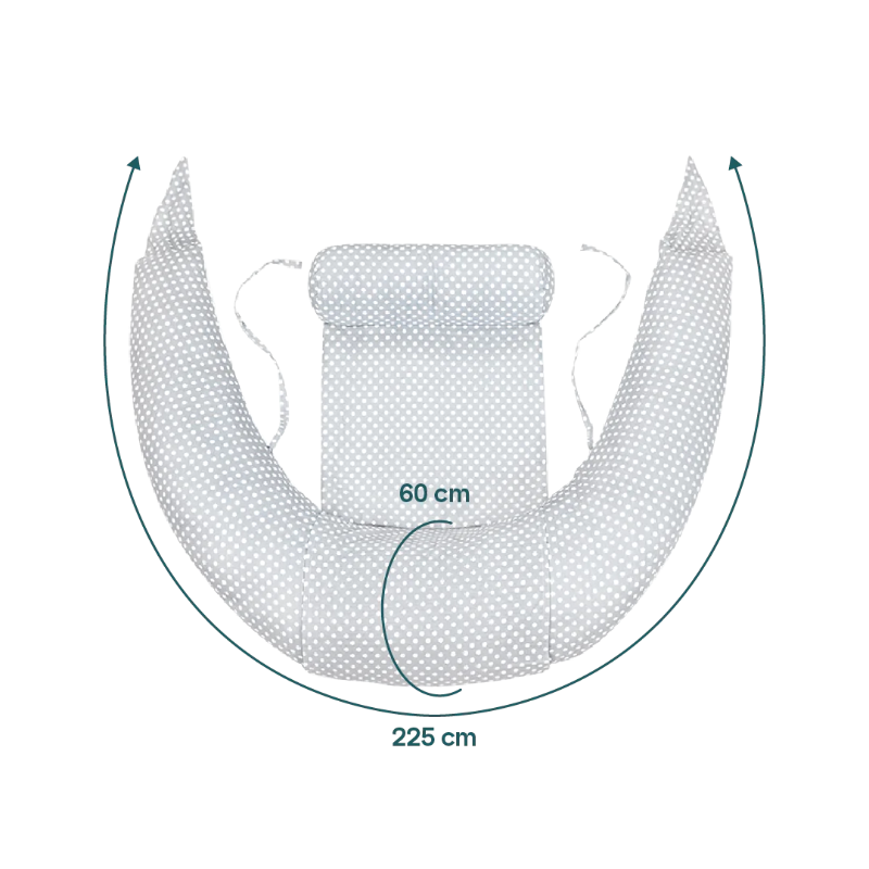 Koala Babycare® Blazina za nosečnice Hug+ Comfy Grey Koala Babycare