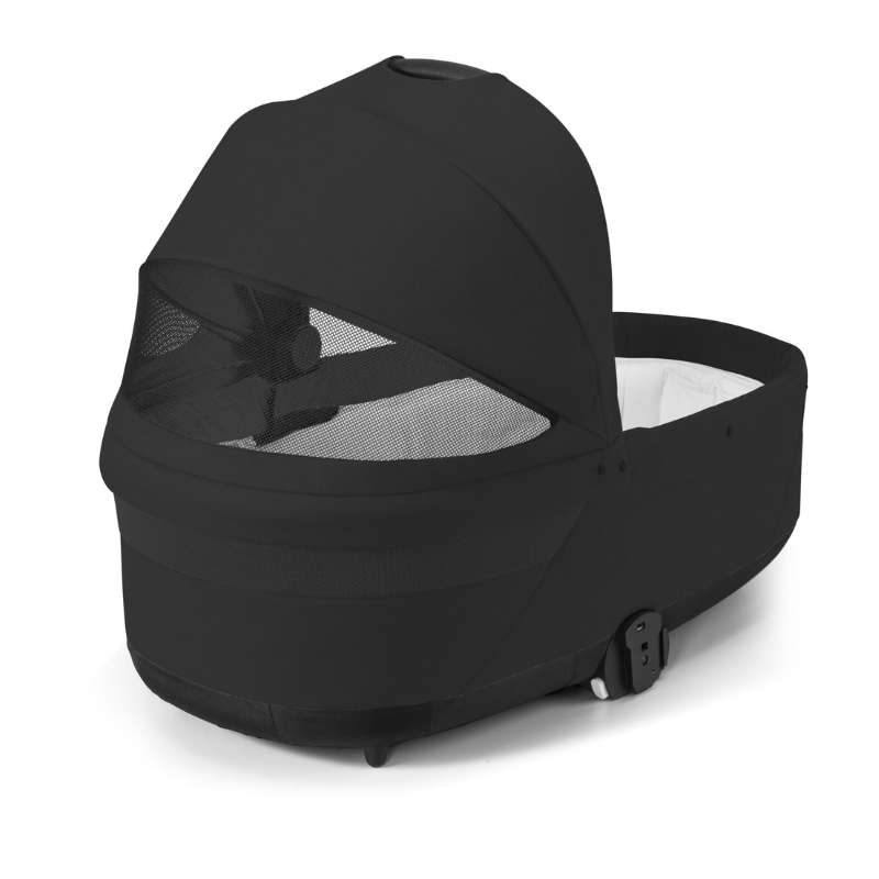 Cybex® Otroški voziček s košaro 2v1 Balios S Lux (0-22 kg) Moon Black (Black Frame) Cybex