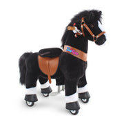 PonyCycle® Konjiček na kolesih - Black with White Hoof (3-5L) PonyCycle