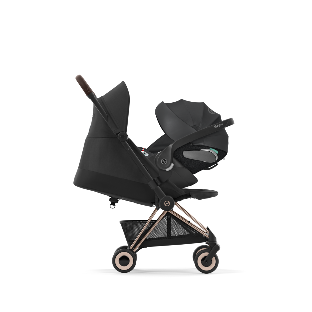 Cybex Platinum® Otroški voziček Coya™ Sepia Black (Rosegold Frame) Cybex Platinum