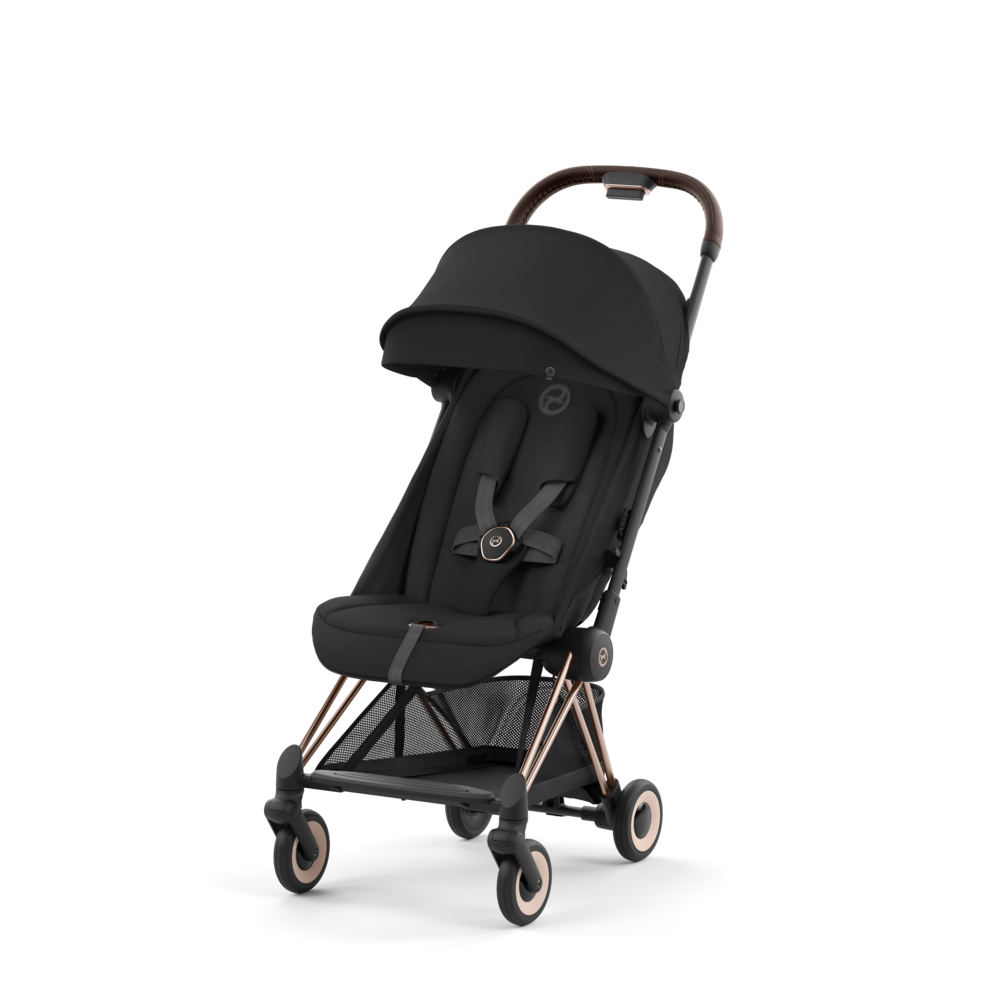 Cybex Platinum® Otroški voziček Coya™ Sepia Black (Rosegold Frame) Cybex Platinum