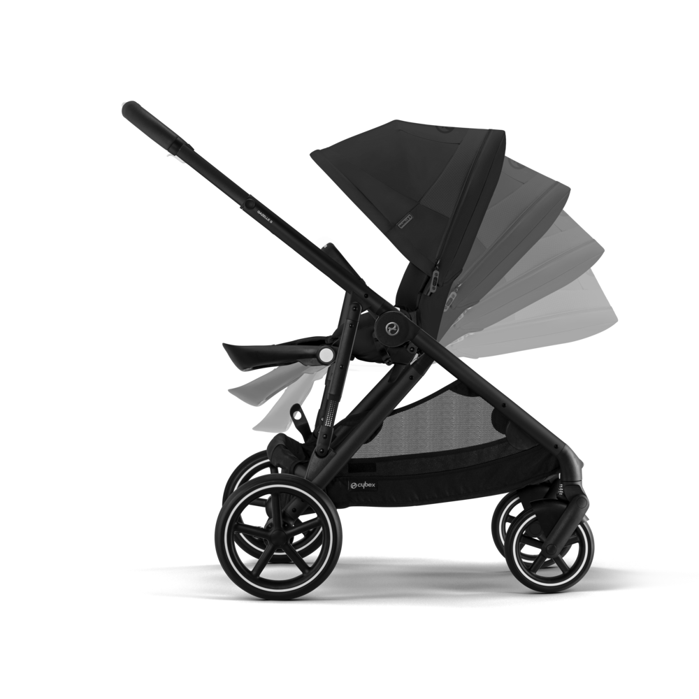 Cybex® Otroški voziček Gazelle™ S Moon Black (Black Frame) Cybex