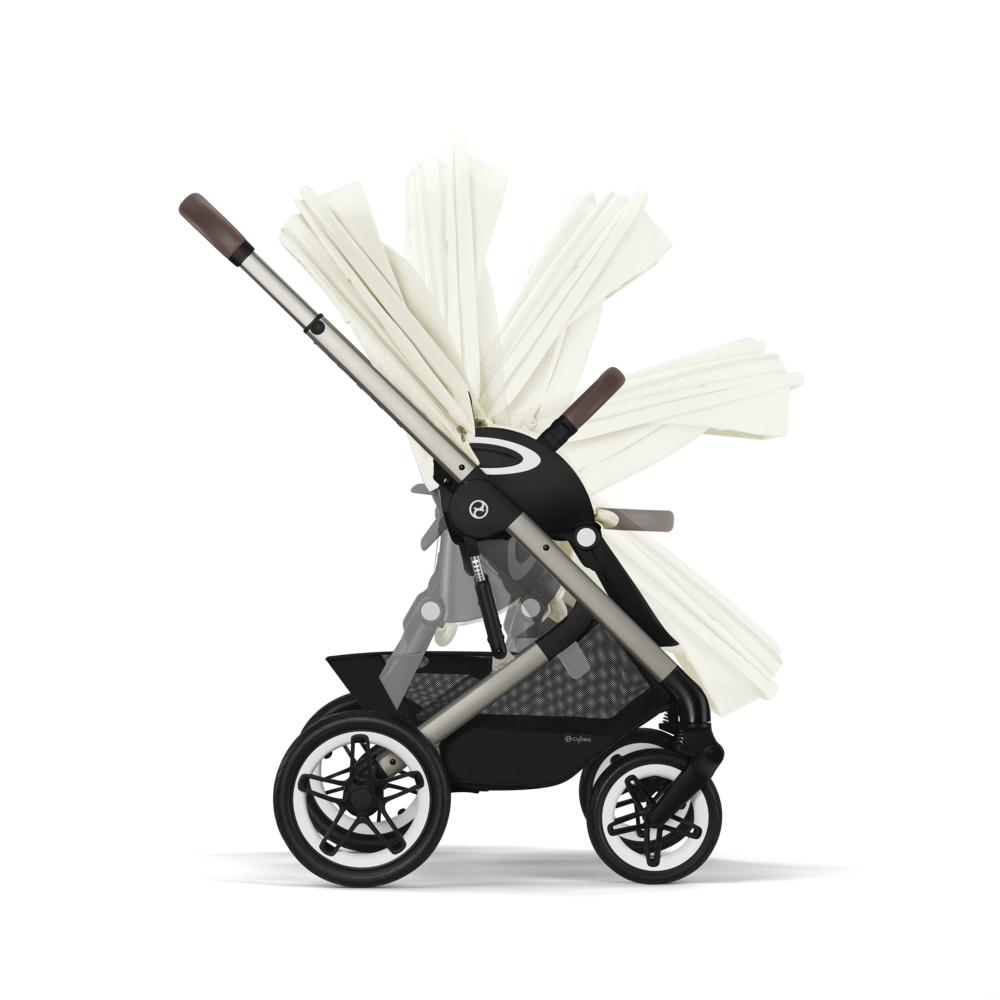 Cybex® Otroški voziček Talos S LUX (0-22 kg) Seashell Beige (Taupe Frame) Cybex