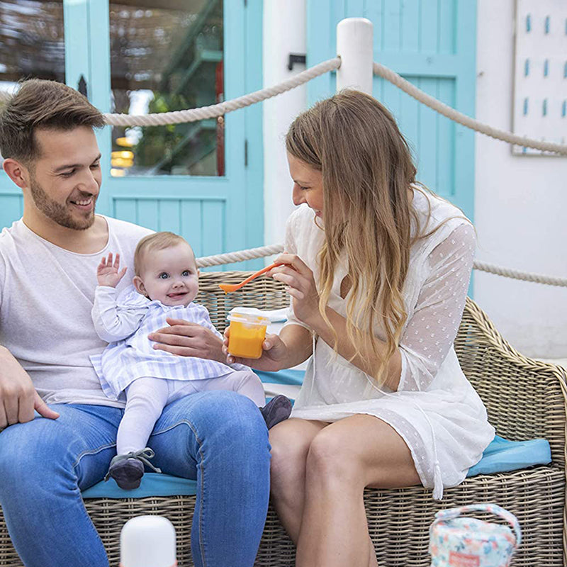 Miniland® Set 10 posodic za shranjevanje Mint 200 ml Miniland