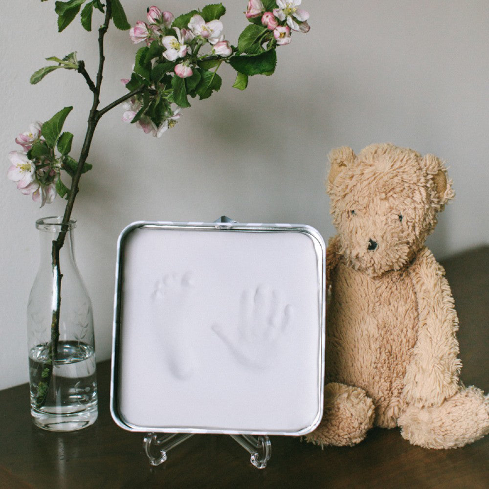 Pearhead® Moj Mali Odtis kvadratna škatlica - Grey Pearhead