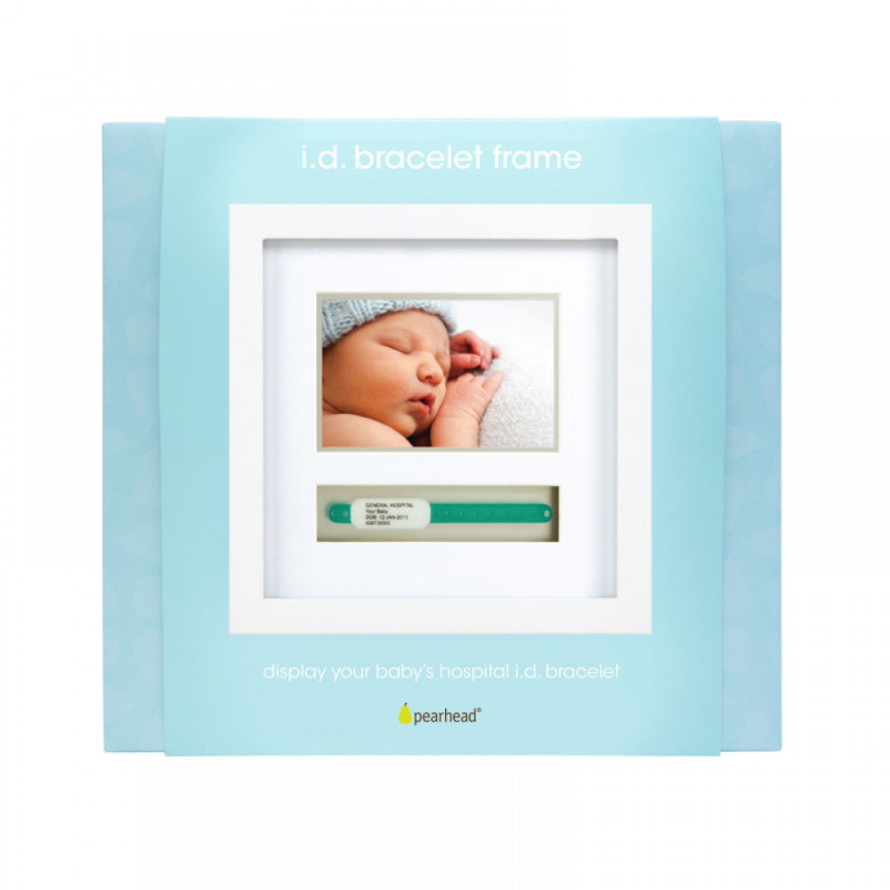 Pearhead® Okvir Slika in porodna ID zapestnica White Pearhead