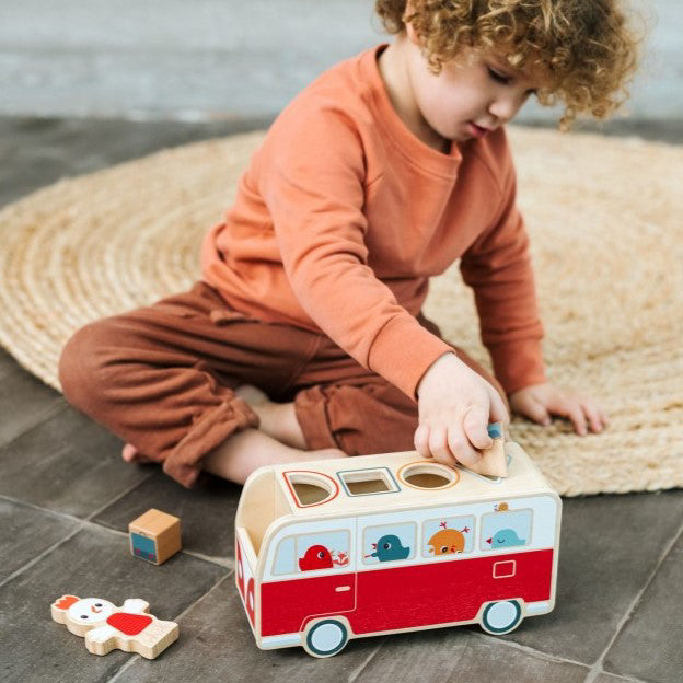 Lilliputiens® Kocka za razvrščanje oblik Lilliputiens