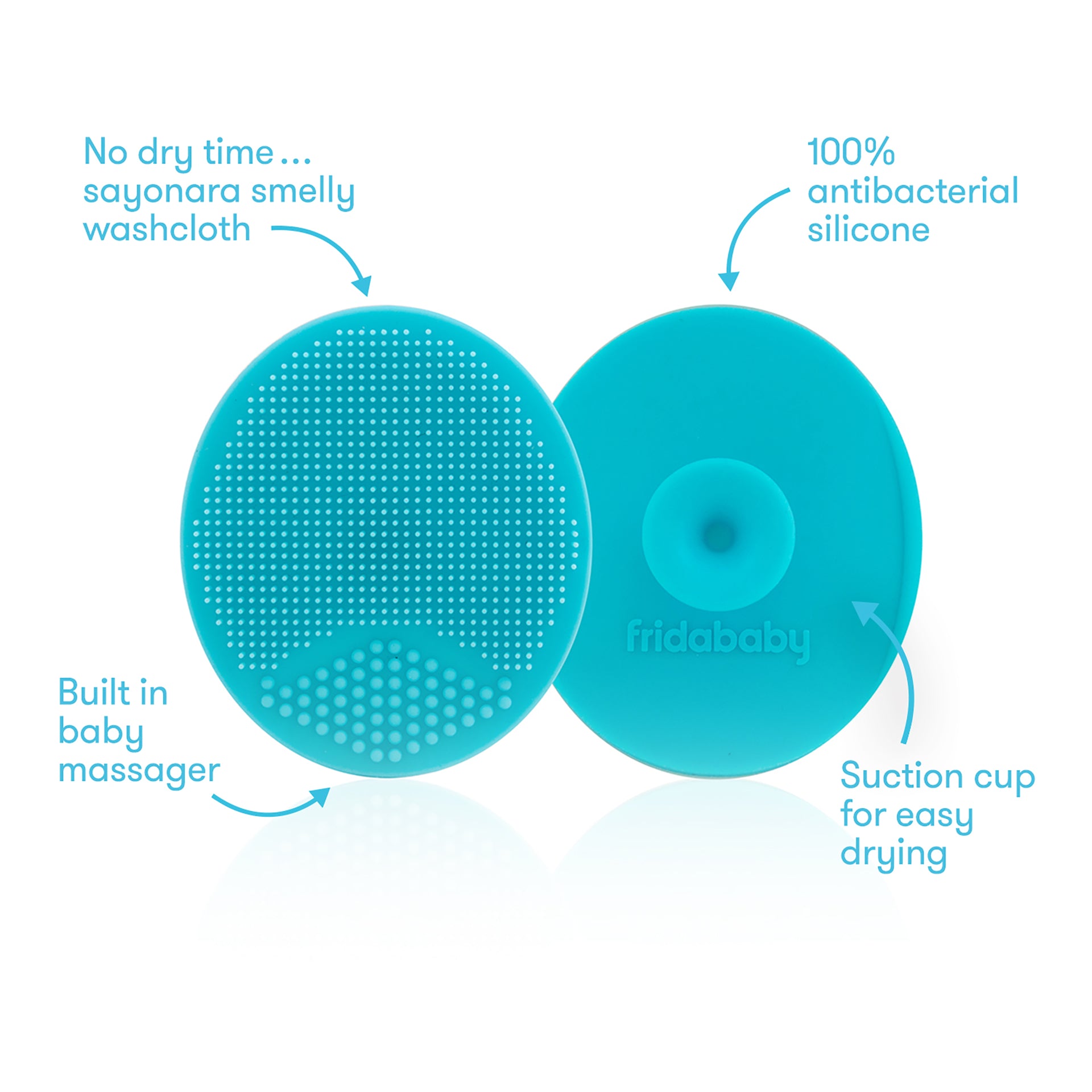 Fridababy® Silikonska ščetka za kopanje malčka Frida