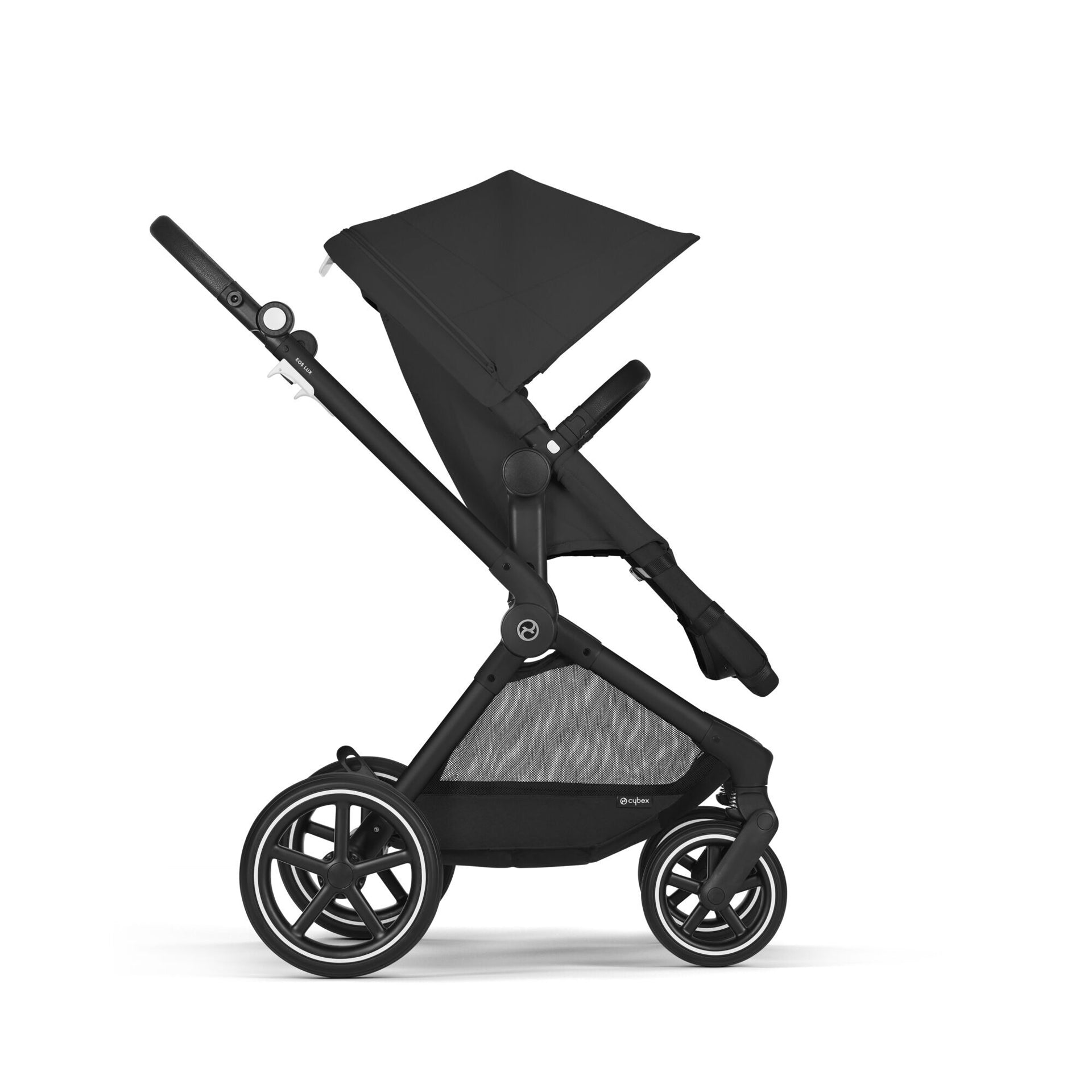Cybex® Otroški voziček 2v1 Eos™ Lux Moon Black (Black Frame) Cybex