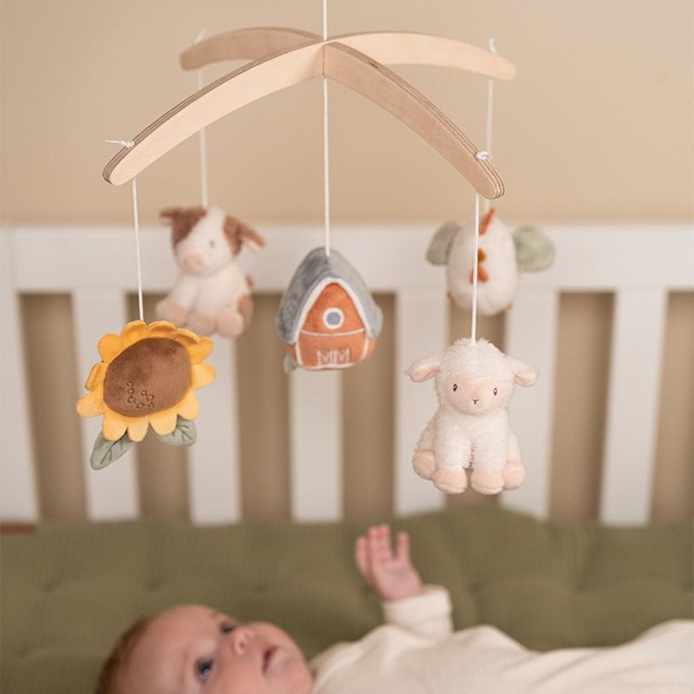 Little Dutch® Lesen glasbeni vrtiljak Little Farm Little Dutch