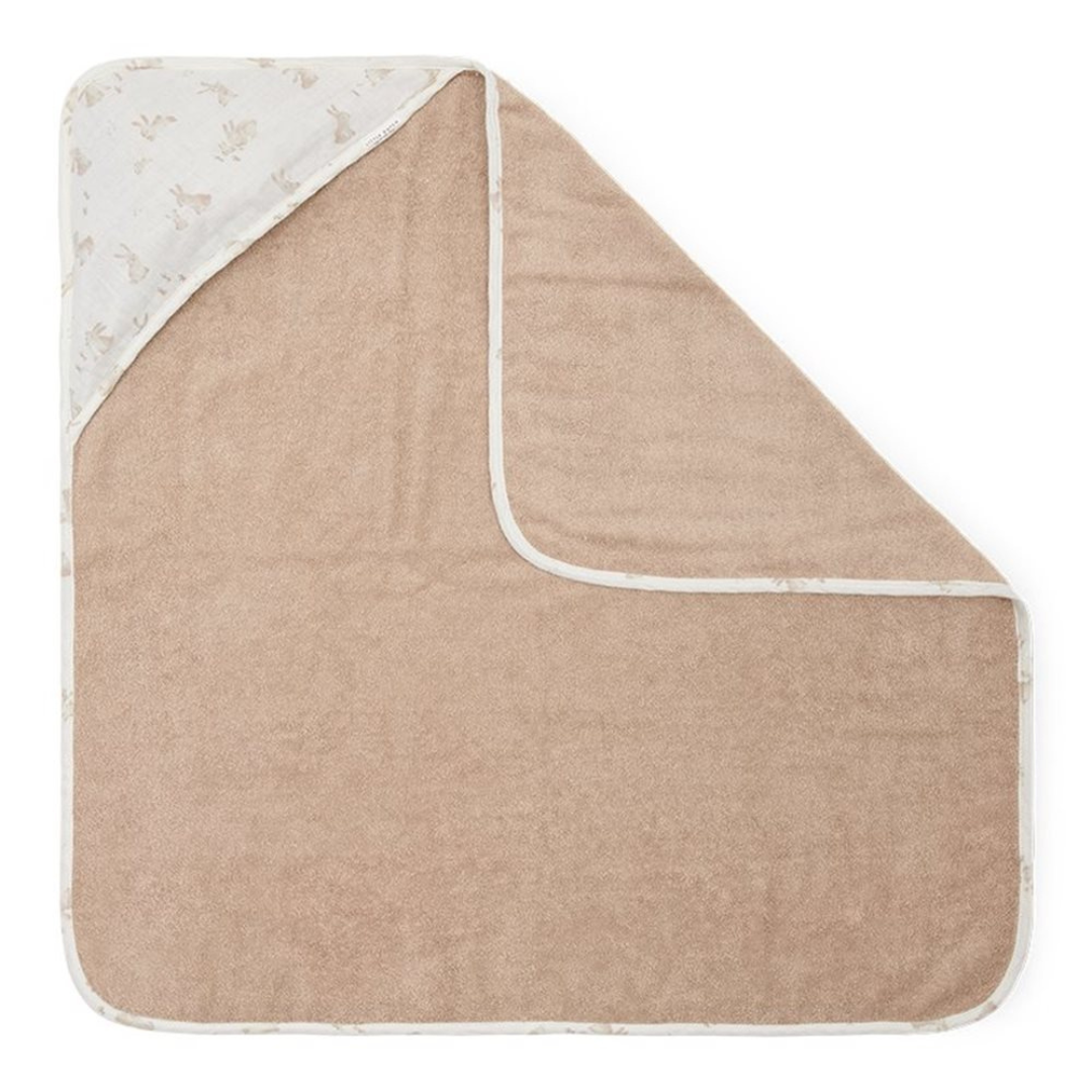 Little Dutch® Brisača s kapuco muslin Baby Bunny 75x75 Little Dutch