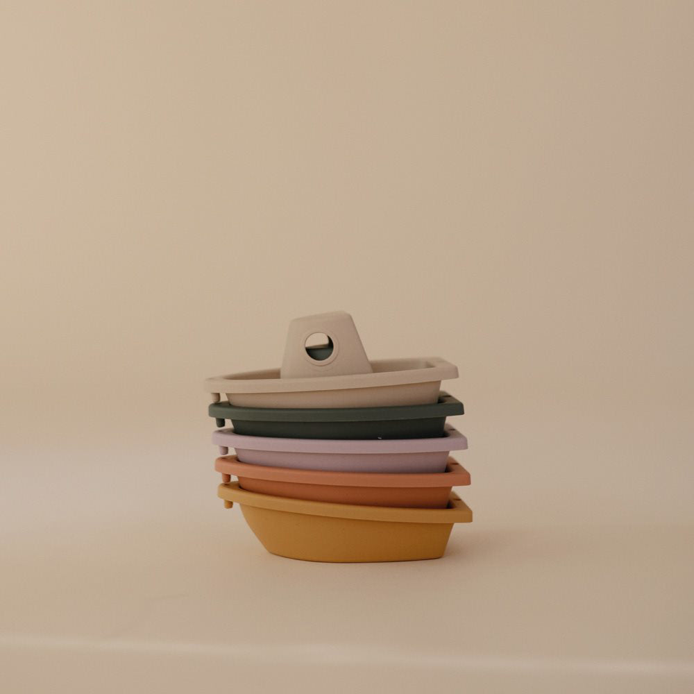 Mushie® Igračke za v kopel Boats Rustic Mushie