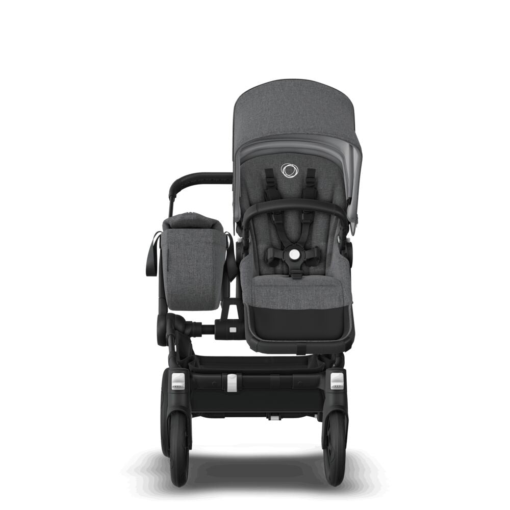 Bugaboo® Otroški voziček 2v1 DONKEY 5 Mono Complete Graphite/Grey Melange - Grey Melange Bugaboo