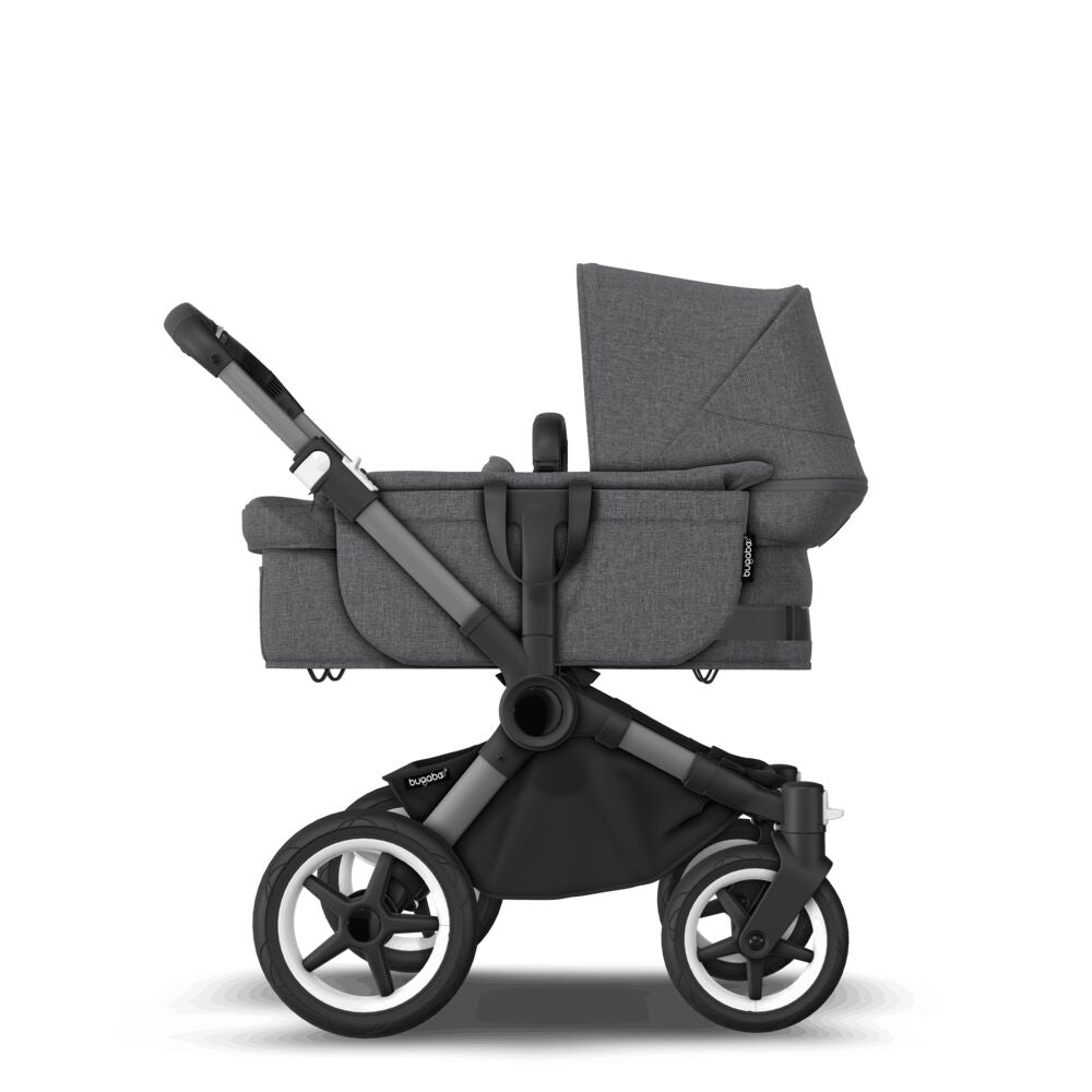 Bugaboo® Otroški voziček 2v1 DONKEY 5 Mono Complete Graphite/Grey Melange - Grey Melange Bugaboo