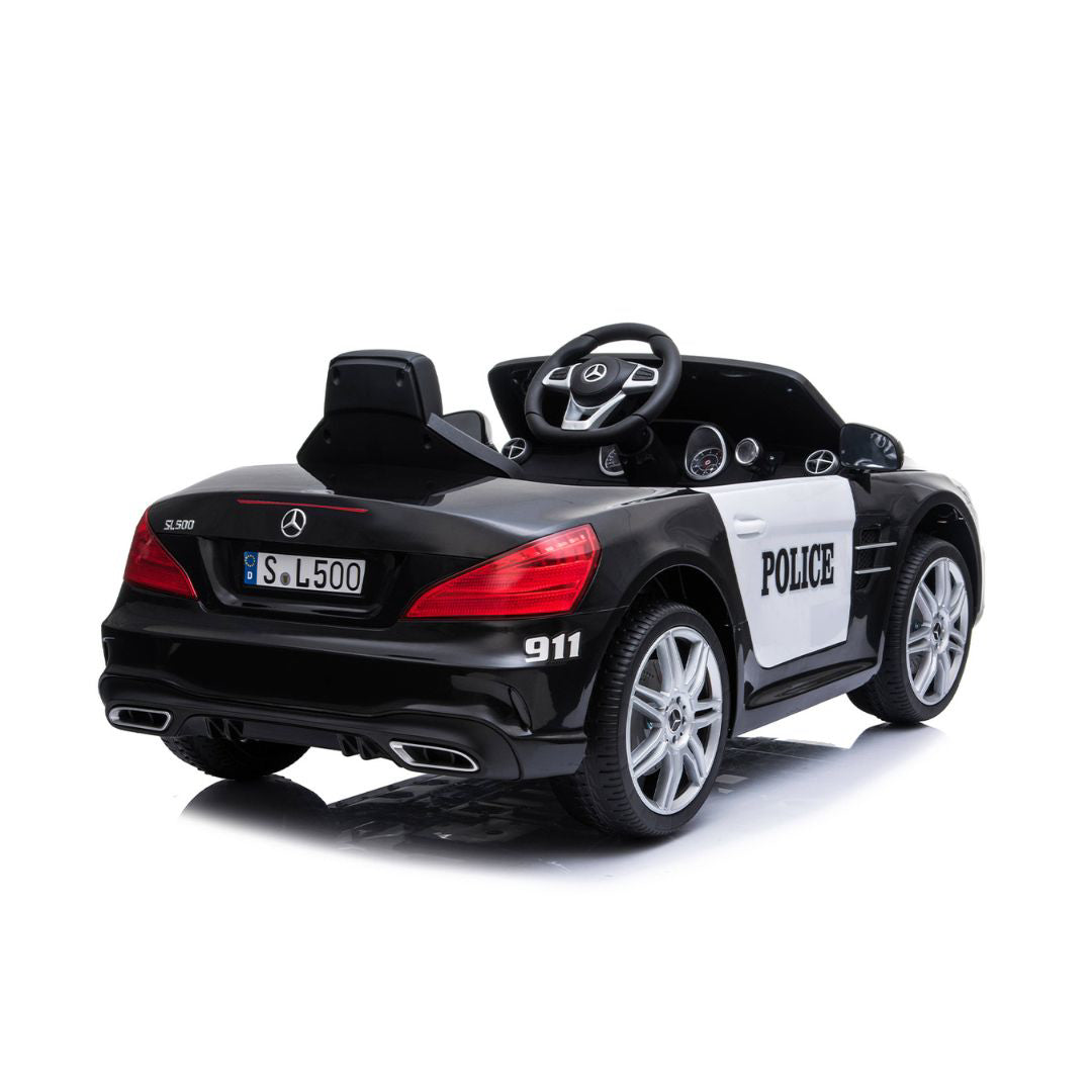 KikkaBoo® Avto na akumulator Licensed Mercedes Benz SL500 Police Black KikkaBoo