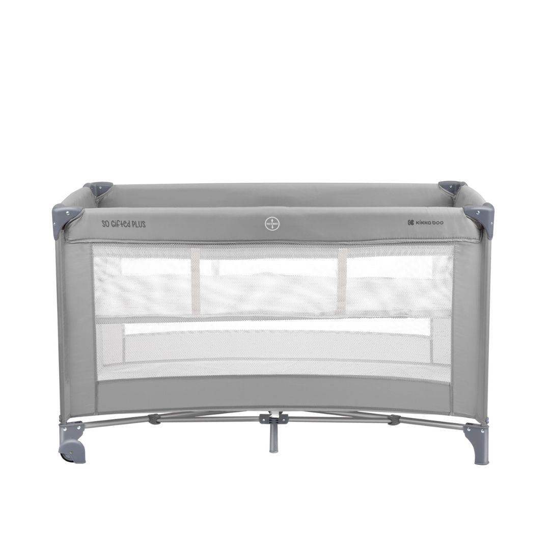 KikkaBoo® Prenosna posteljica 2 levels 125x65 So Gifted PLUS Grey KikkaBoo
