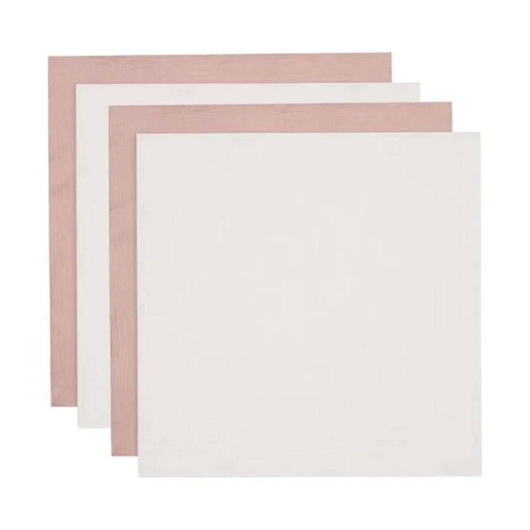 Jollein® Komplet 4 tetra pleničk Wild Rose/Ivory 70x70cm Jollein