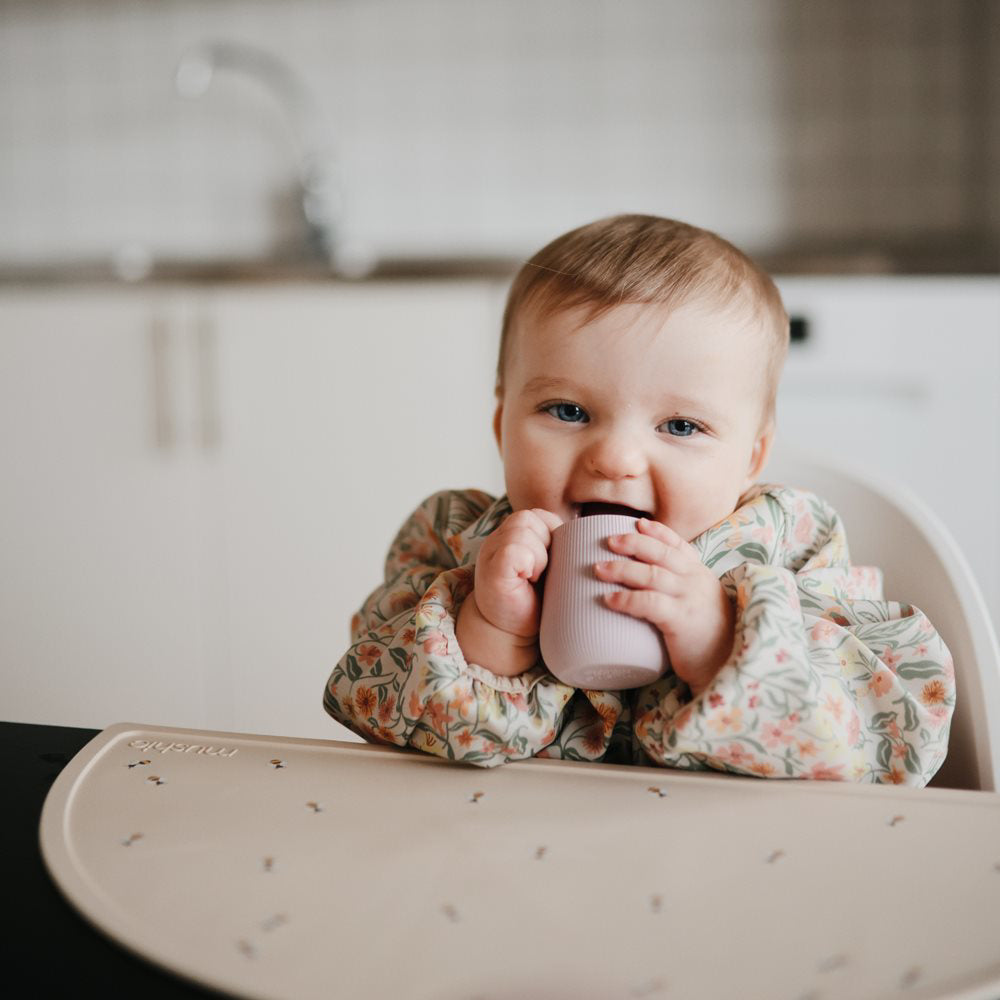 Mushie® Silikonski kozarček MINI Sippy Cup Soft Lilac Mushie