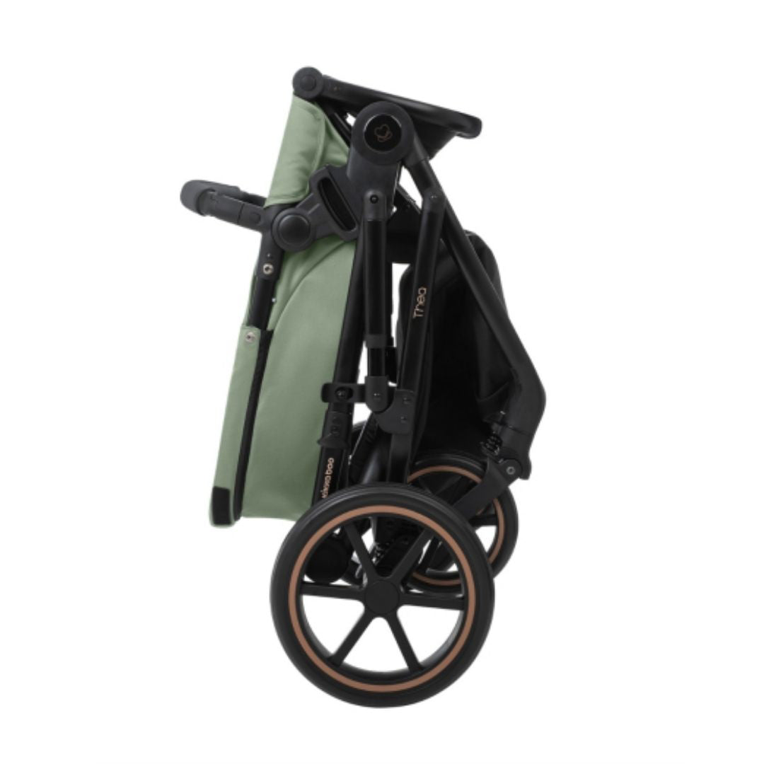 KikkaBoo® Otroški voziček s košaro 2v1 Thea Army Green KikkaBoo