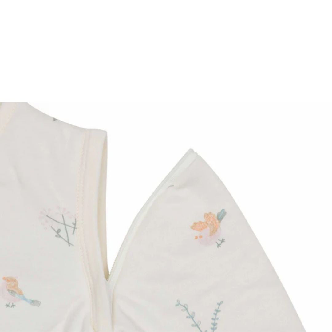 Jollein® Otroška spalna vreča s snemljivimi rokavi 110cm Lovely Birds TOG 3.0 Jollein