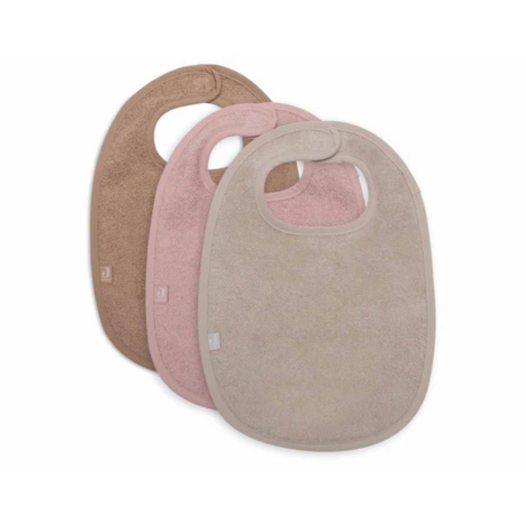 Jollein® Komplet 3 bombažnih slinčkov Wild Rose/Nougat/Biscuit Jollein