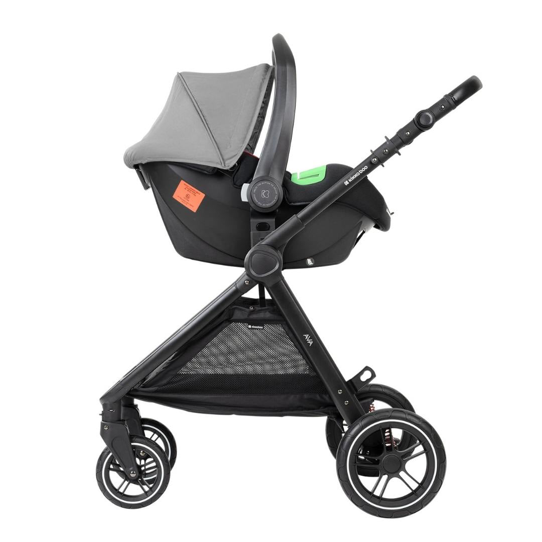 KikkaBoo® Otroški voziček s košaro 3v1 Ava Grey KikkaBoo