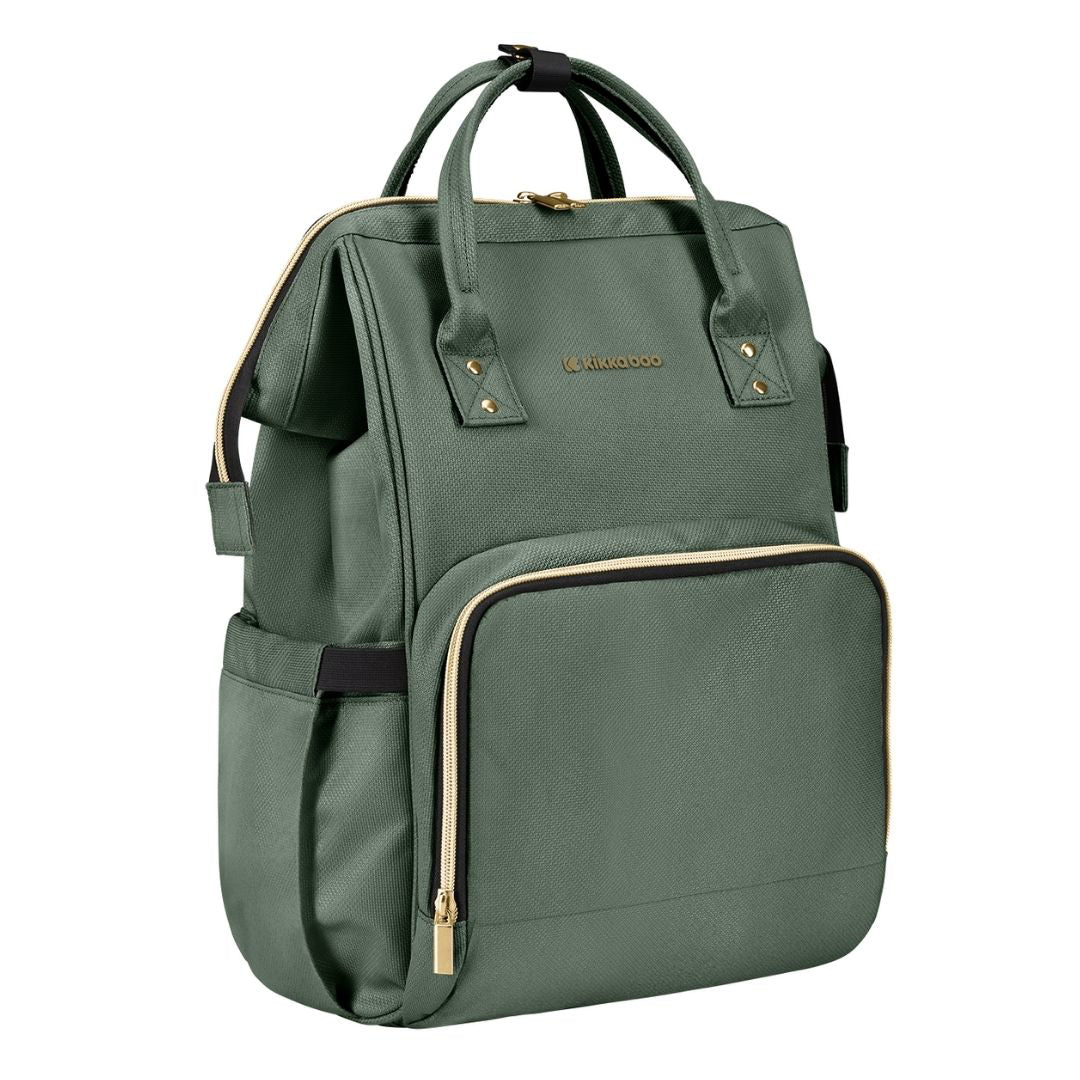 KikkaBoo® Previjalni nahrbtnik Siena Army Green 2025 KikkaBoo