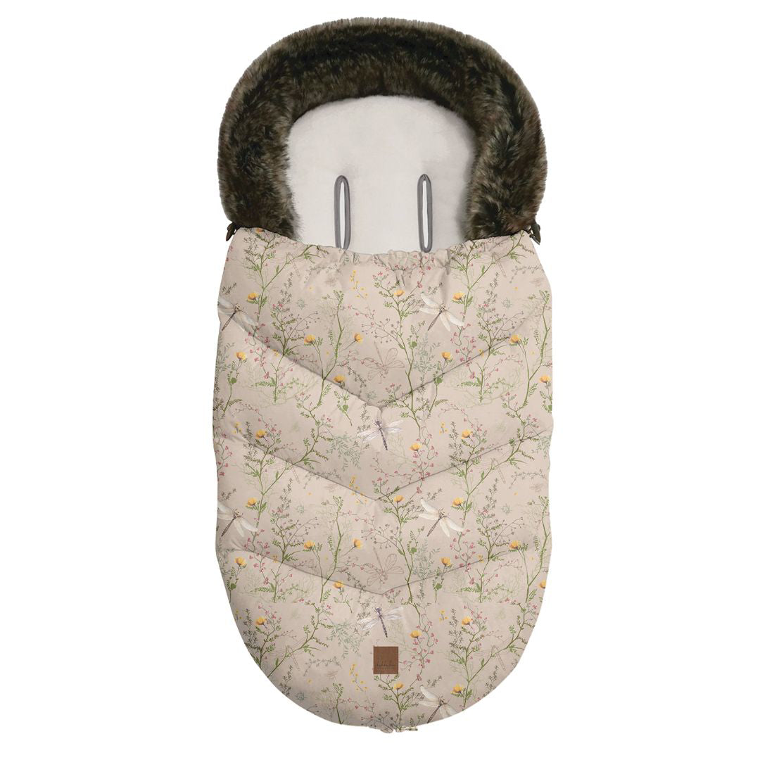 KikkaBoo® Zimska vreča Luxury Secret Garden Beige KikkaBoo