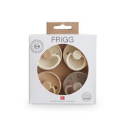 Frigg® Set 4 dudic iz silikona Crystal Sparkle (0-6m) FRIGG