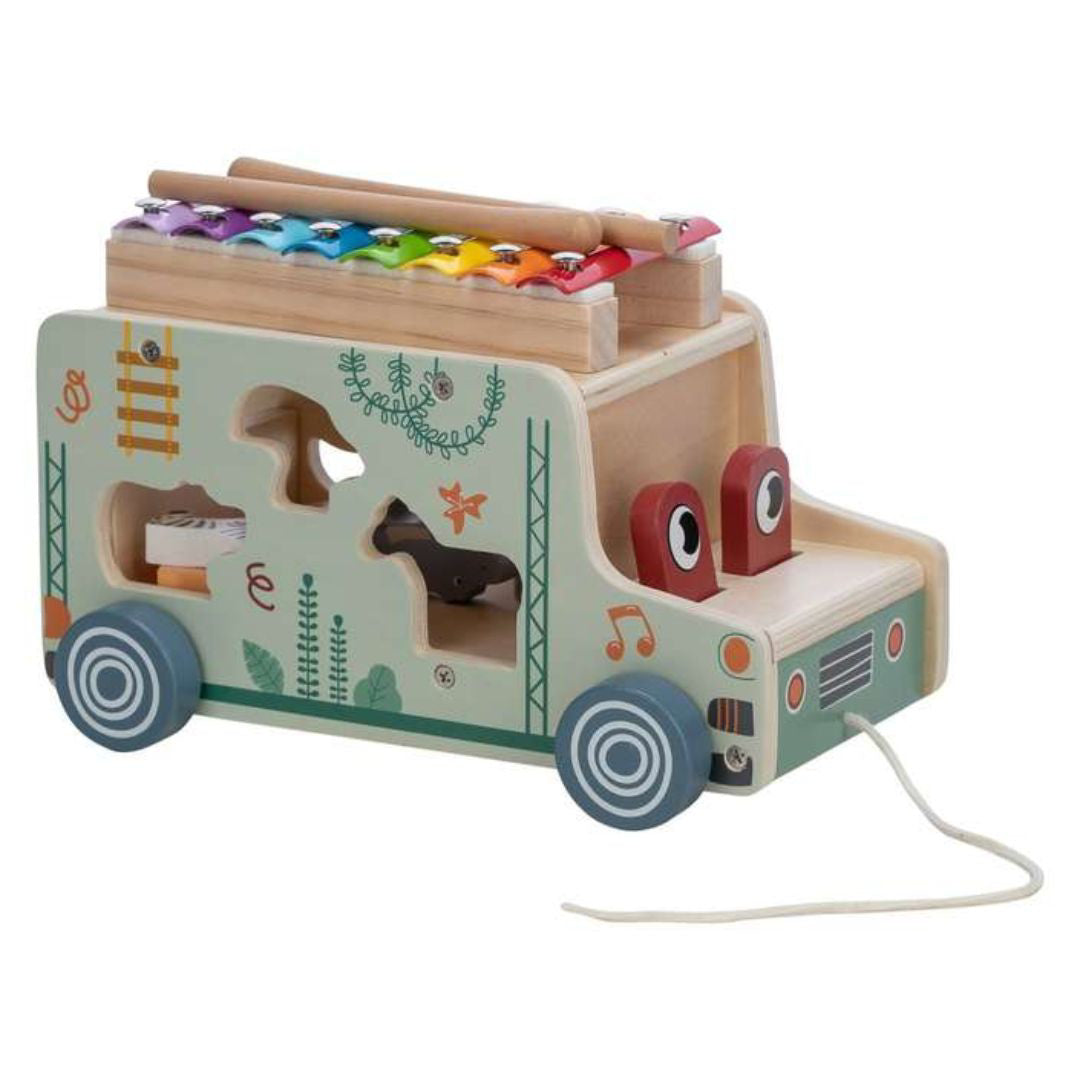Free2Play® Lesen tovornjak s ksilofonom in živalsko druščino Free2Play