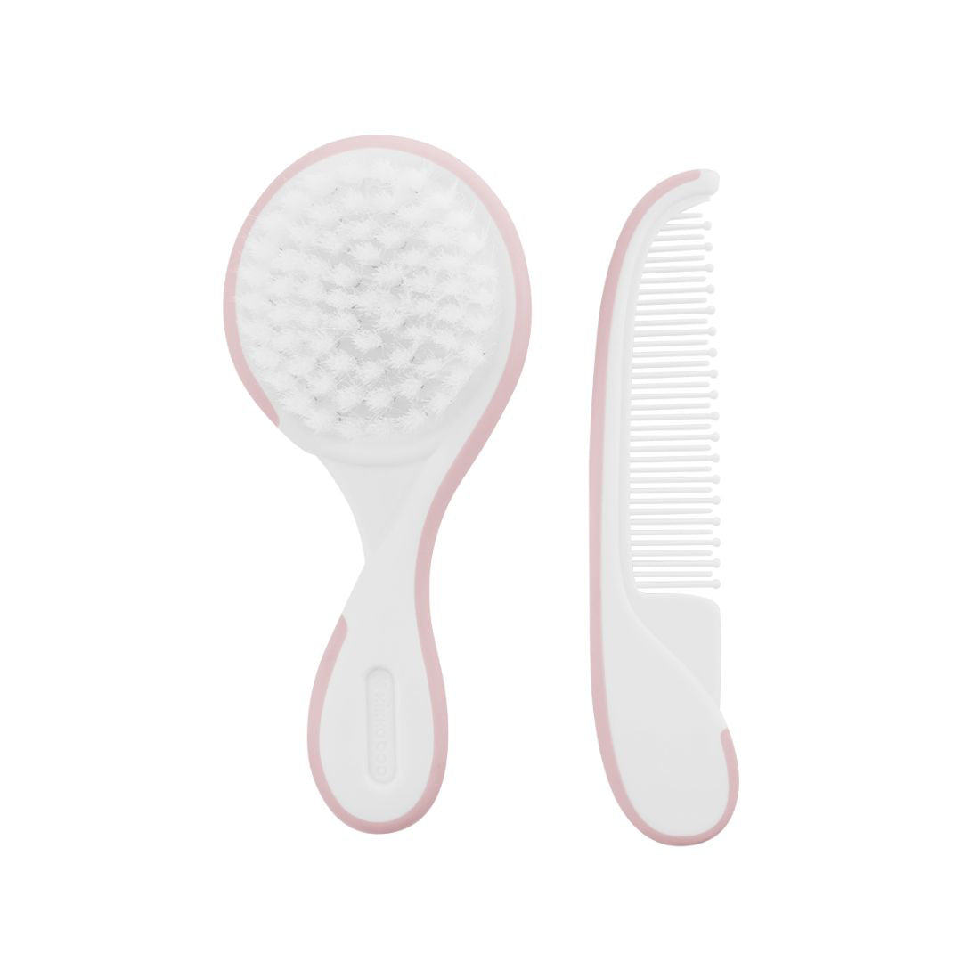 KikkaBoo® Glavnik in krtača Pink KikkaBoo