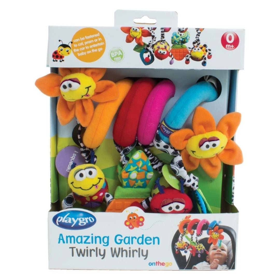 Playgro® Aktivnostna spirala Twirly Whirly Garden Playgro