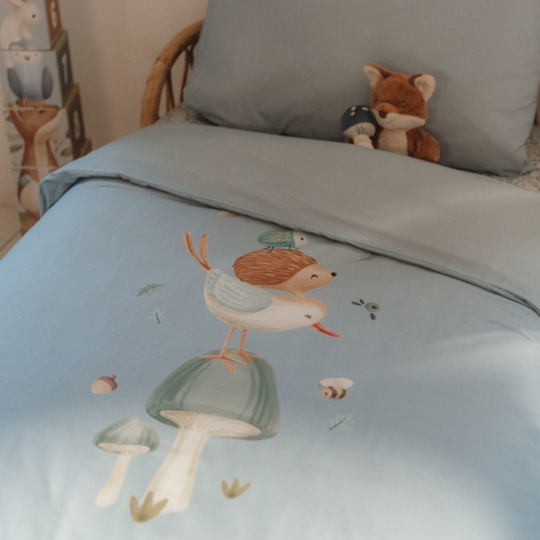 Little Dutch® Otroška posteljnina Denim Blue 140x100 Little Dutch