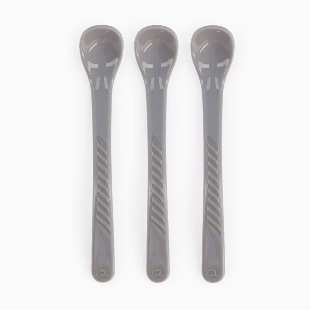 Twistshake® Žlička 3 kos (6+m) Pastel Grey Twistshake