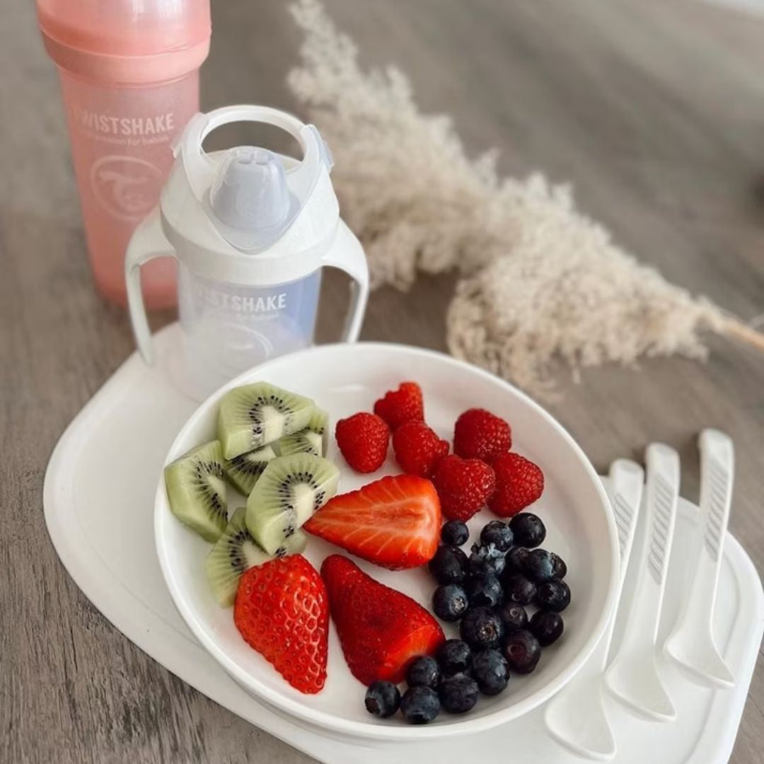 Twistshake® Žlička 3 kos (6+m) White Twistshake