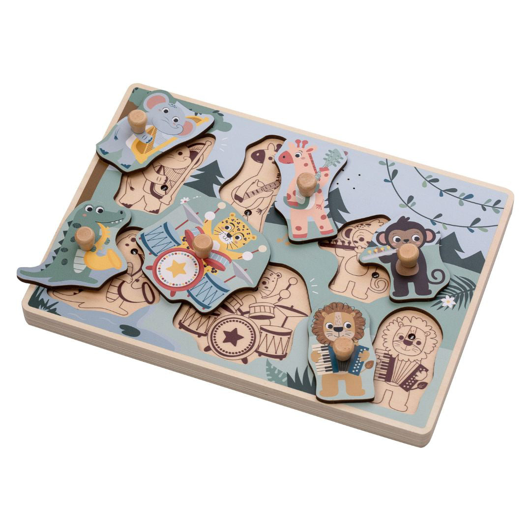 Free2Play® Lesena zvočna vstavljanka v Džungli Free2Play